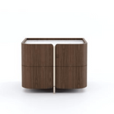 Trueliving Square Brown Side Console Table With Drawer H 24" x W 36" x D 12"